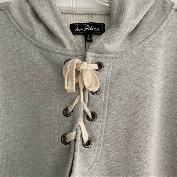 Sam Edelman light grey oversized hoodie SIZE S - Picture 4 of 12